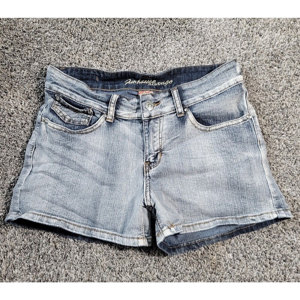 Vintage Funhouse Shorts Womens 7 Jean Denim Wash Mom Casual Ladies 28x2 Blue
